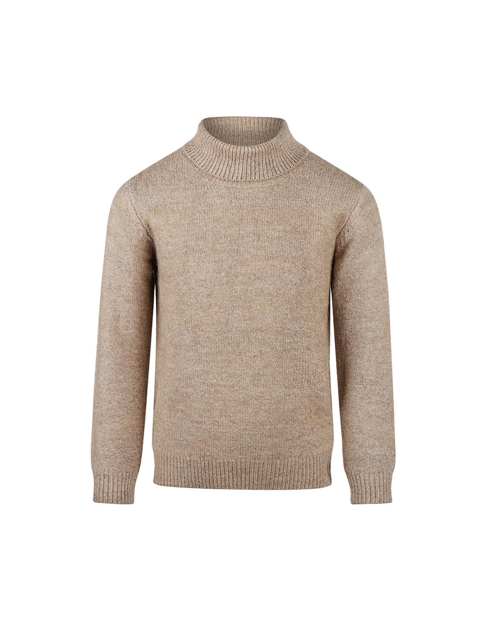 Koko Noko Sweater with rollneck Dark sand W25