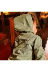 Koko Noko Sweater with hood Green W25