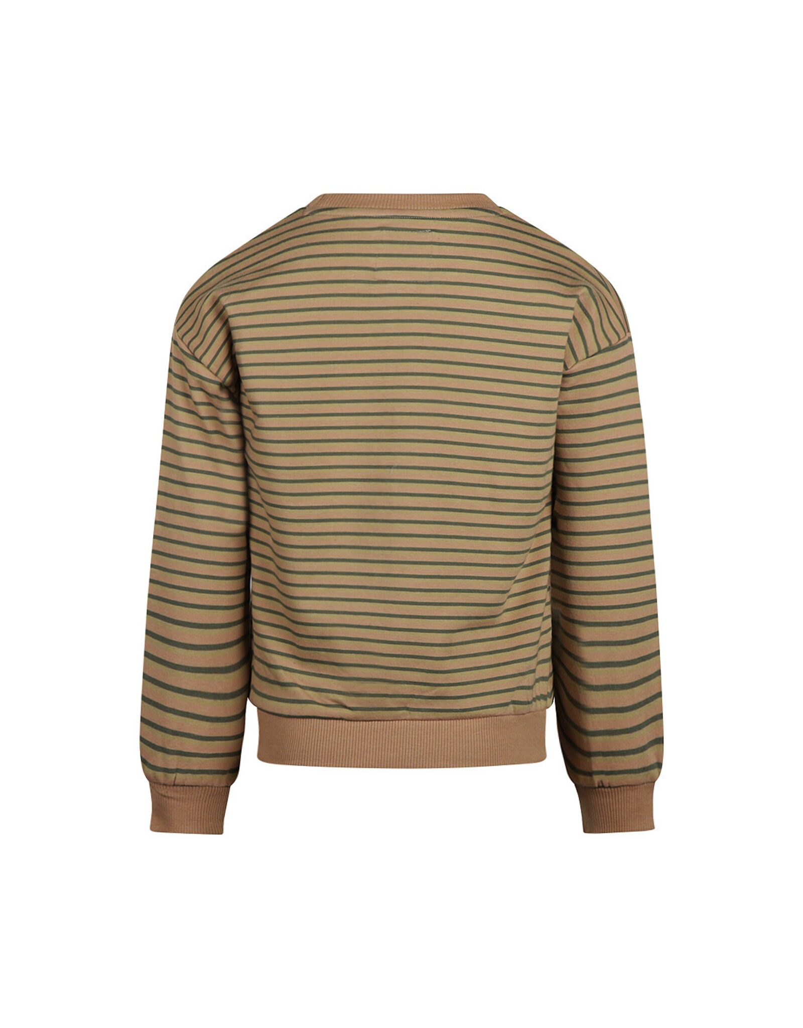 Koko Noko Sweater dropped shoulder with crewneck Dark sand