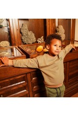 Koko Noko Sweater dropped shoulder with crewneck Dark sand