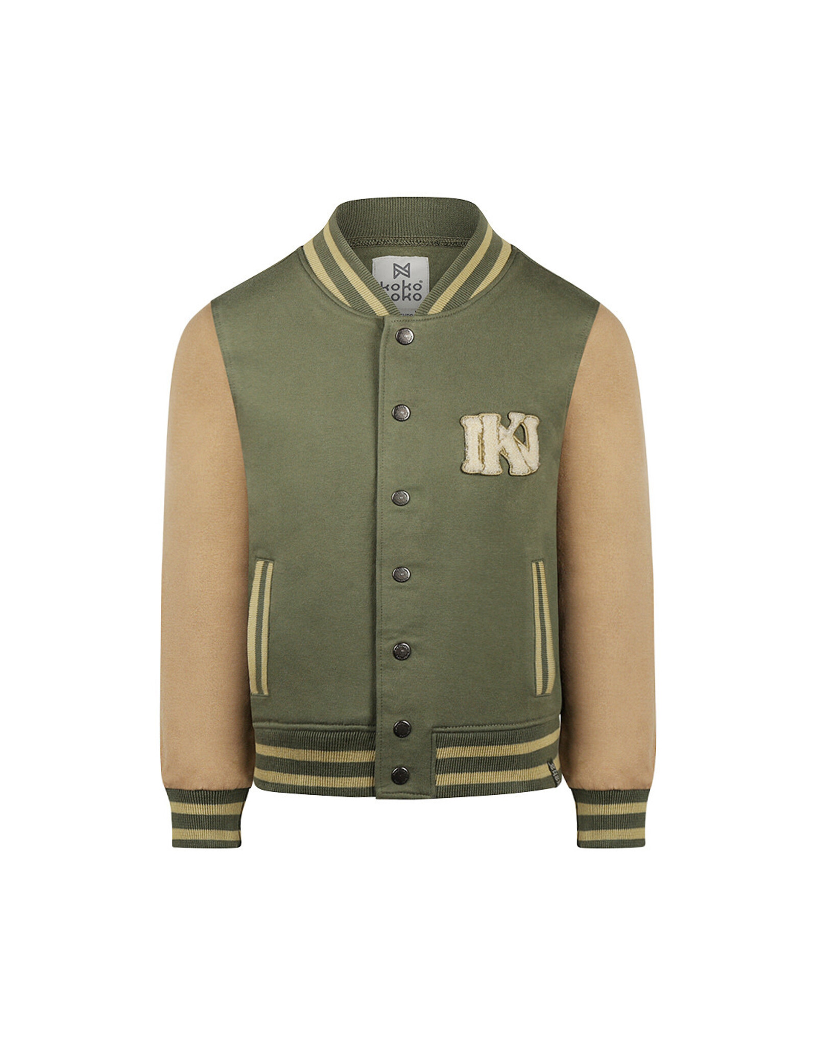 Koko Noko Cardigan baseball Army green