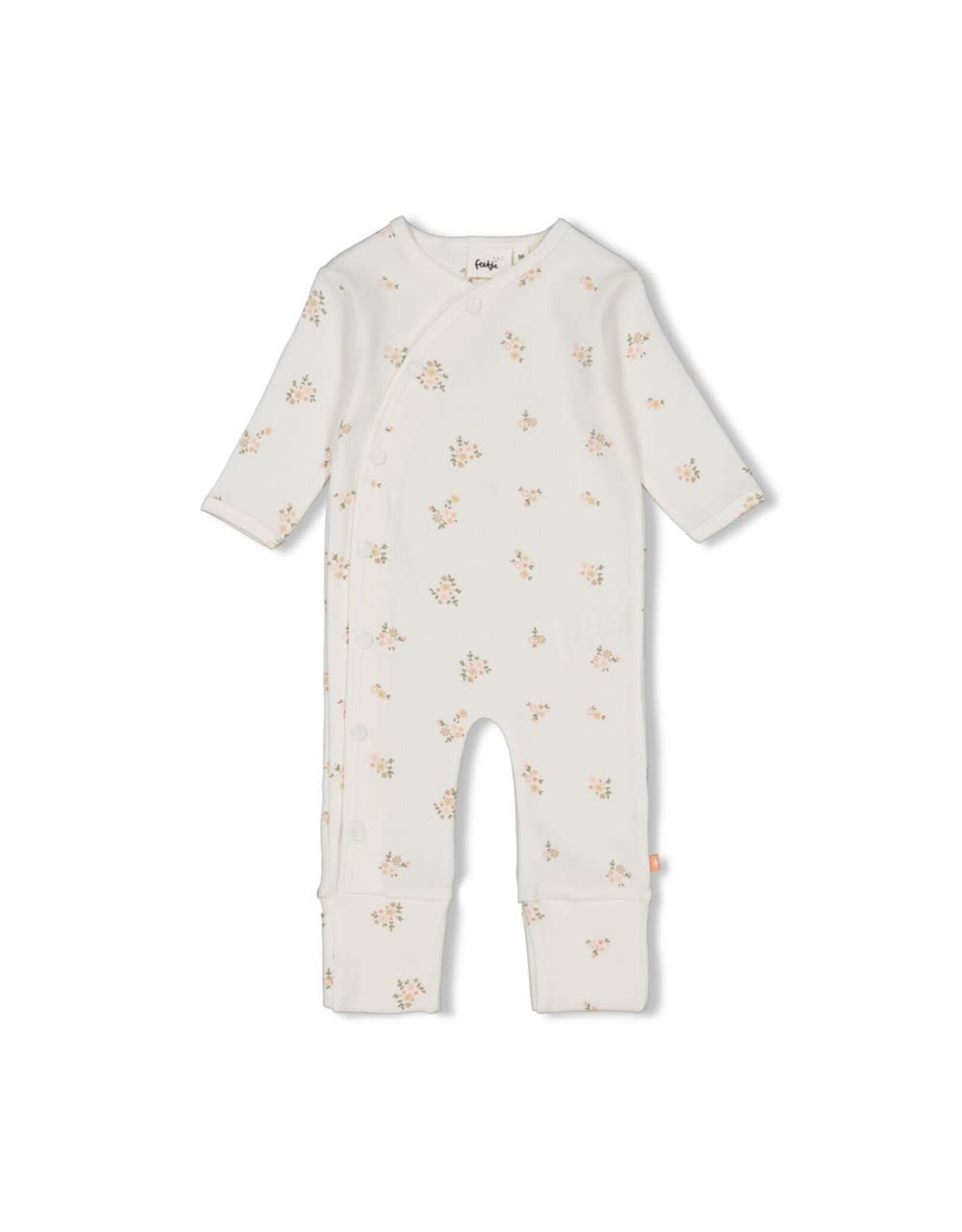 Feetje Pak omslagvoet AOP Flowers Offwhite