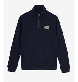 Indian Blue Jeans Zipper Sweat Badge Night
