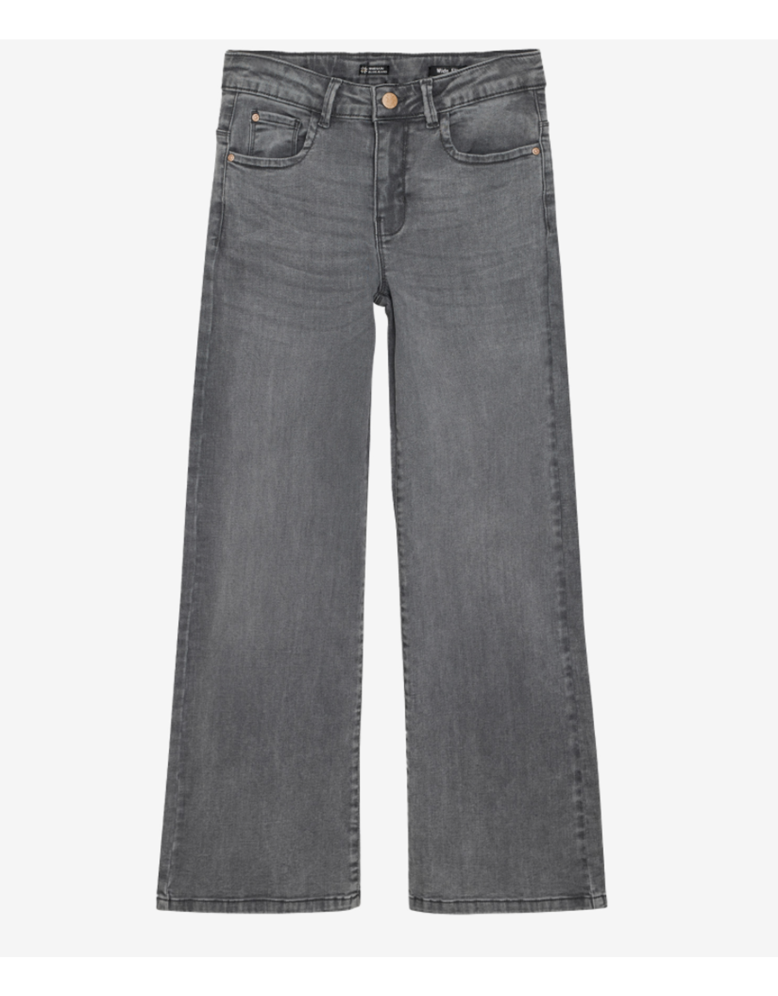 Indian Blue Jeans Wide Fit Grey Light Grey Denim
