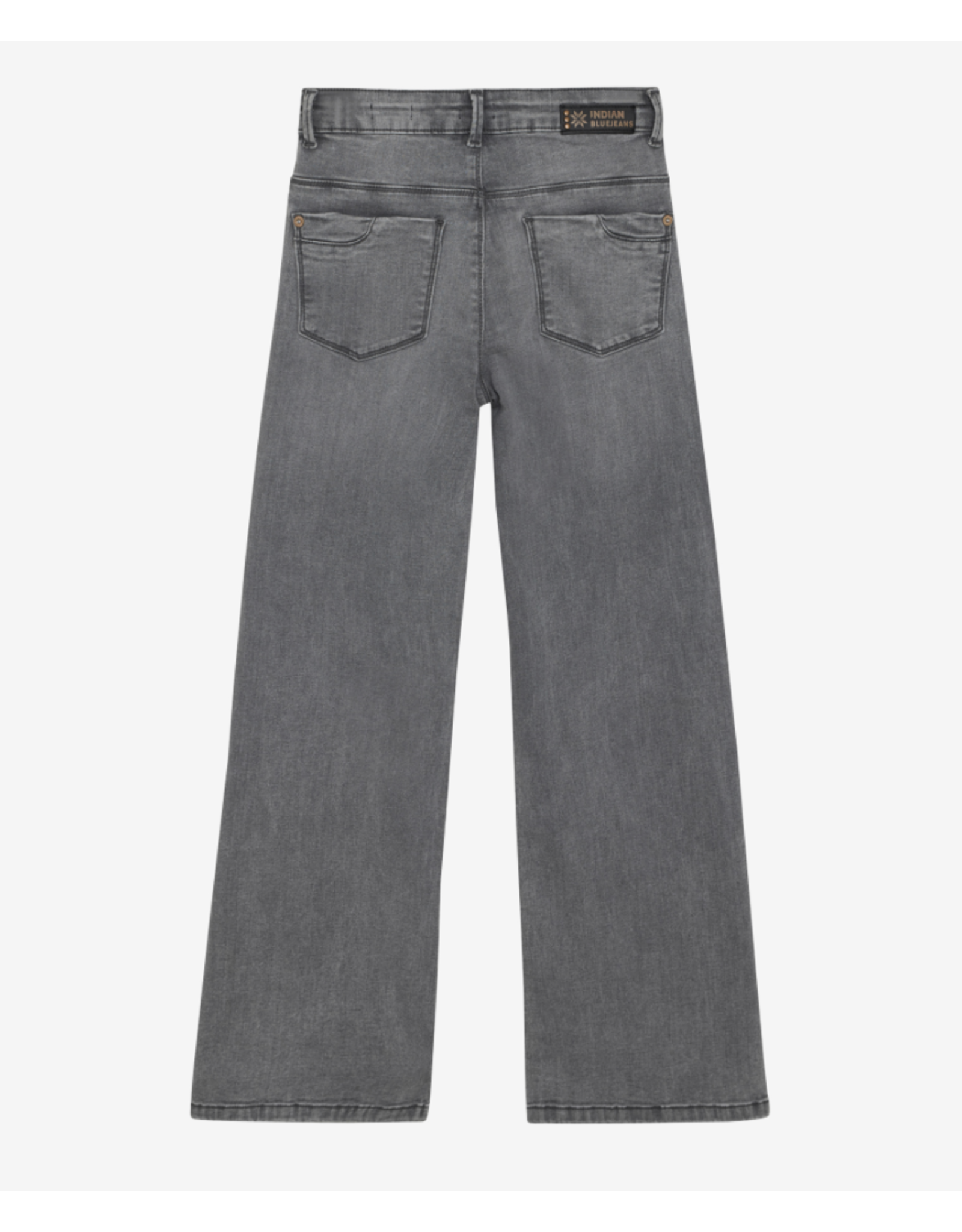 Indian Blue Jeans Wide Fit Grey Light Grey Denim