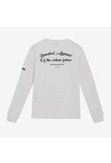 Indian Blue Jeans T-Shirt Longsleeve Sleeve Pkt Light Grey Melange