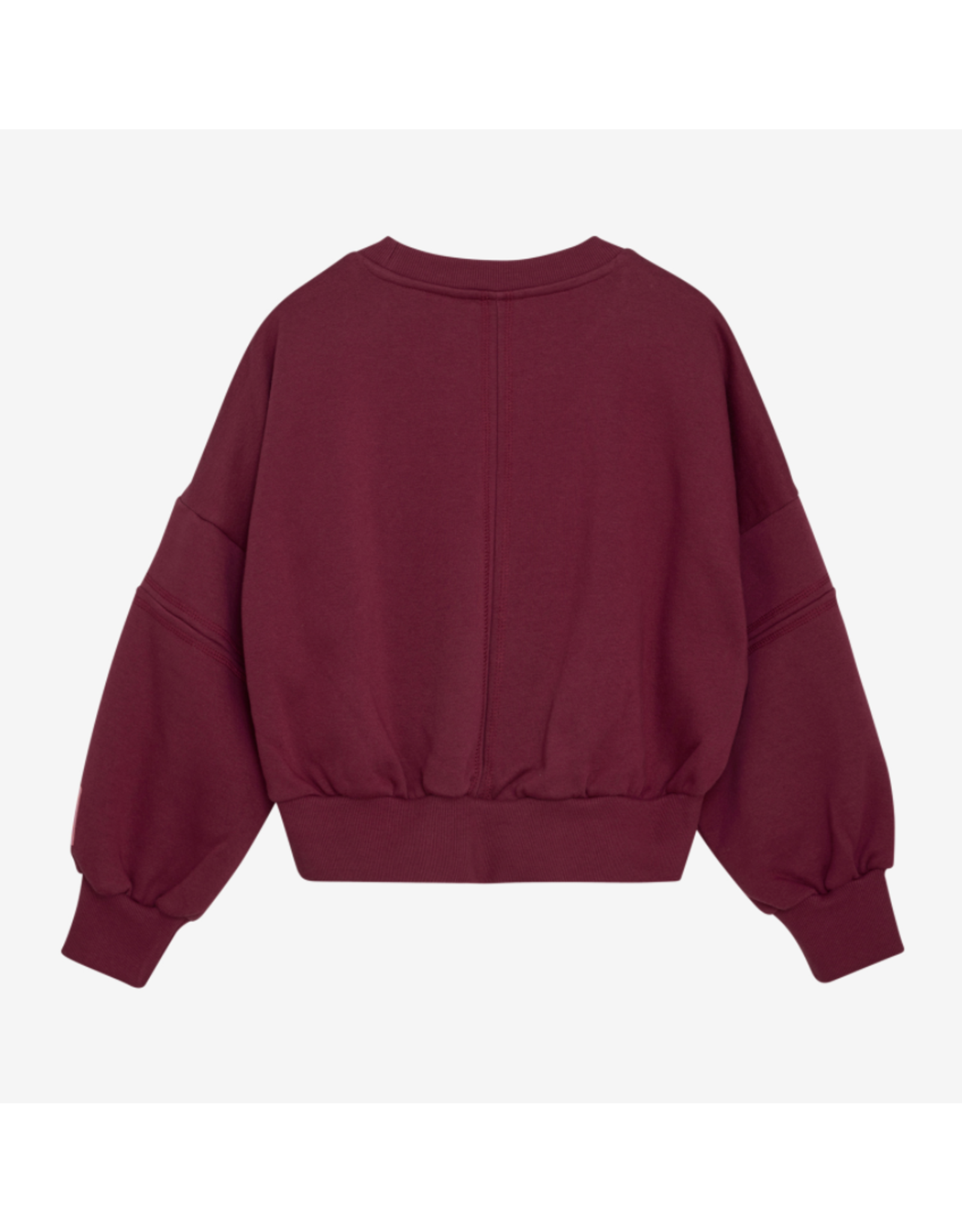 Indian Blue Jeans Sweater Crochet Red Plum