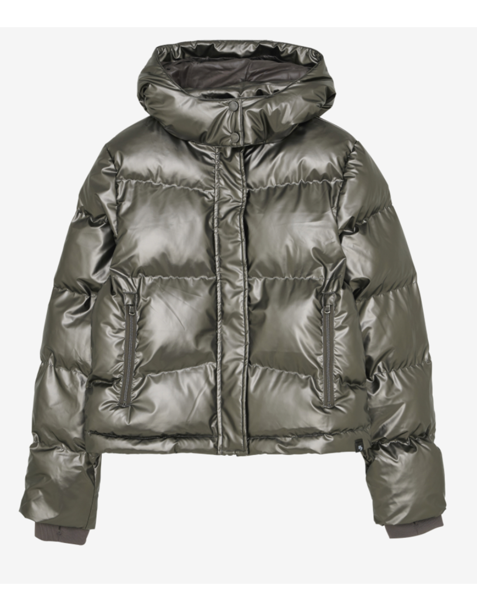 Indian Blue Jeans Metallic Jacket  Pale Gold