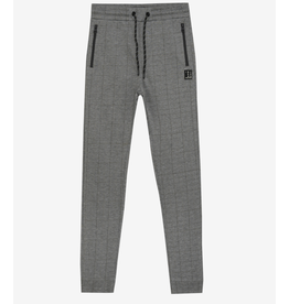 Indian Blue Jeans Jogpant Check Zip Pocket Thunderstorm