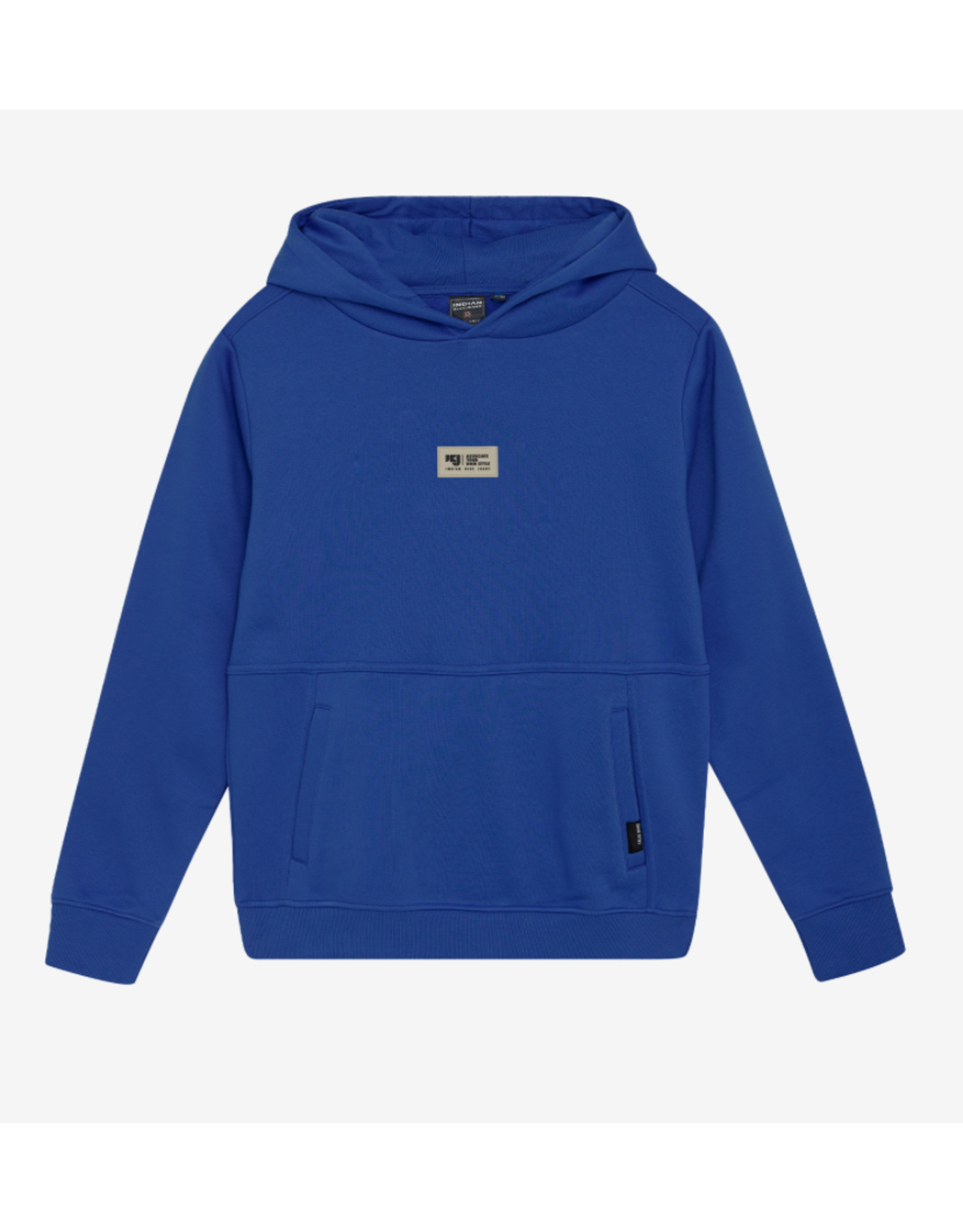 Indian Blue Jeans Hoodie Badge Strong blue