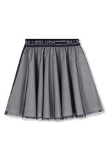 BILLIEBLUSH Skirt with first layer of mesh, then jersey lining with small shiny dots MARINE