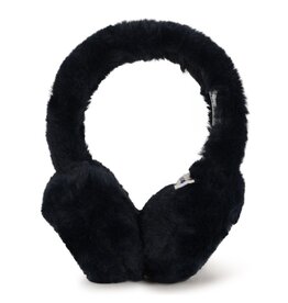 BILLIEBLUSH Earmuffs in faux-fur. Star and heart fancy badge MARINE