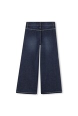 BILLIEBLUSH Denim pants, 2 pockets, rhinestones at bottom of pants in gradient Wide fit. STONE