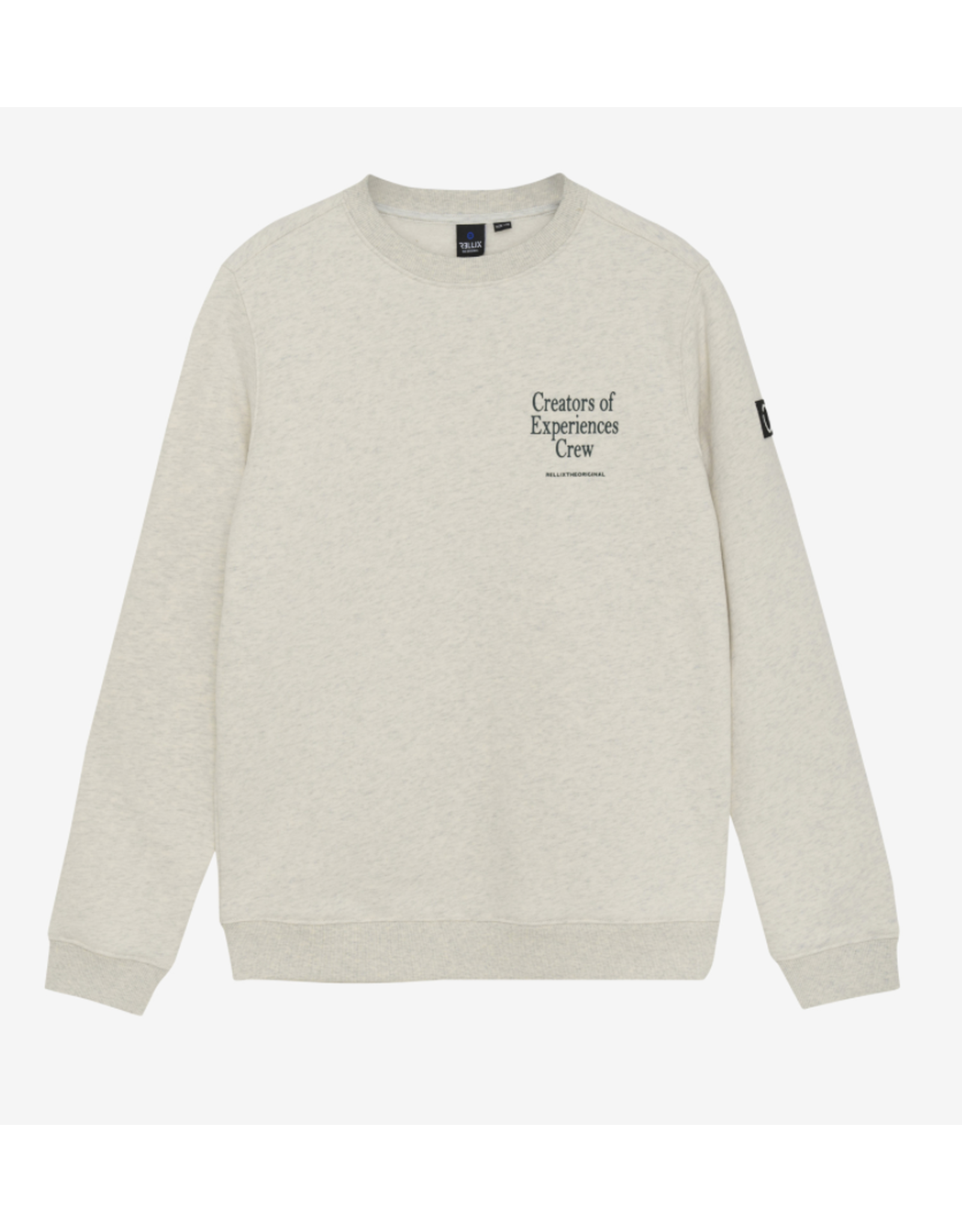 Rellix Sweater Rellix Backprint Fresh Grey Melange