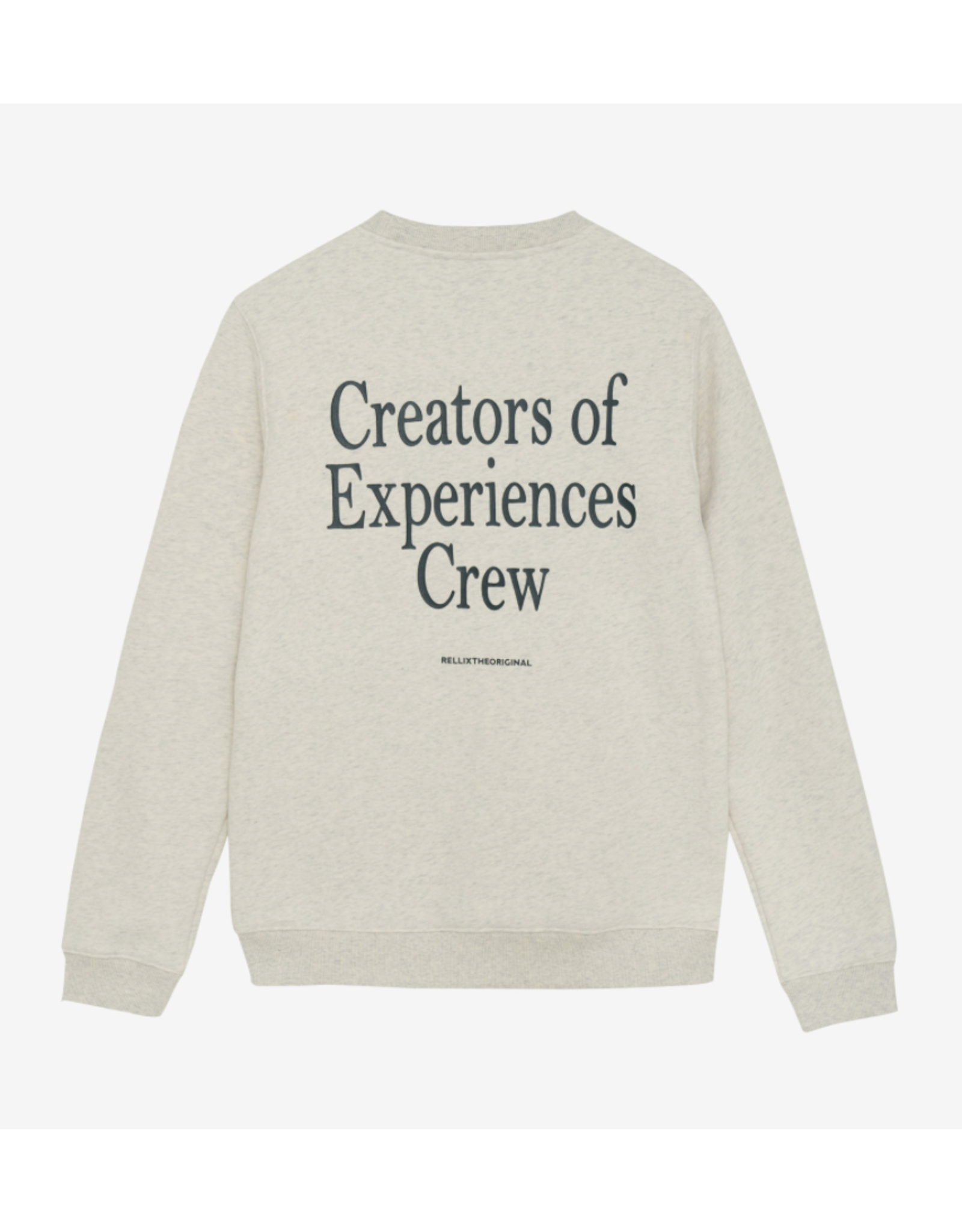 Rellix Sweater Rellix Backprint Fresh Grey Melange