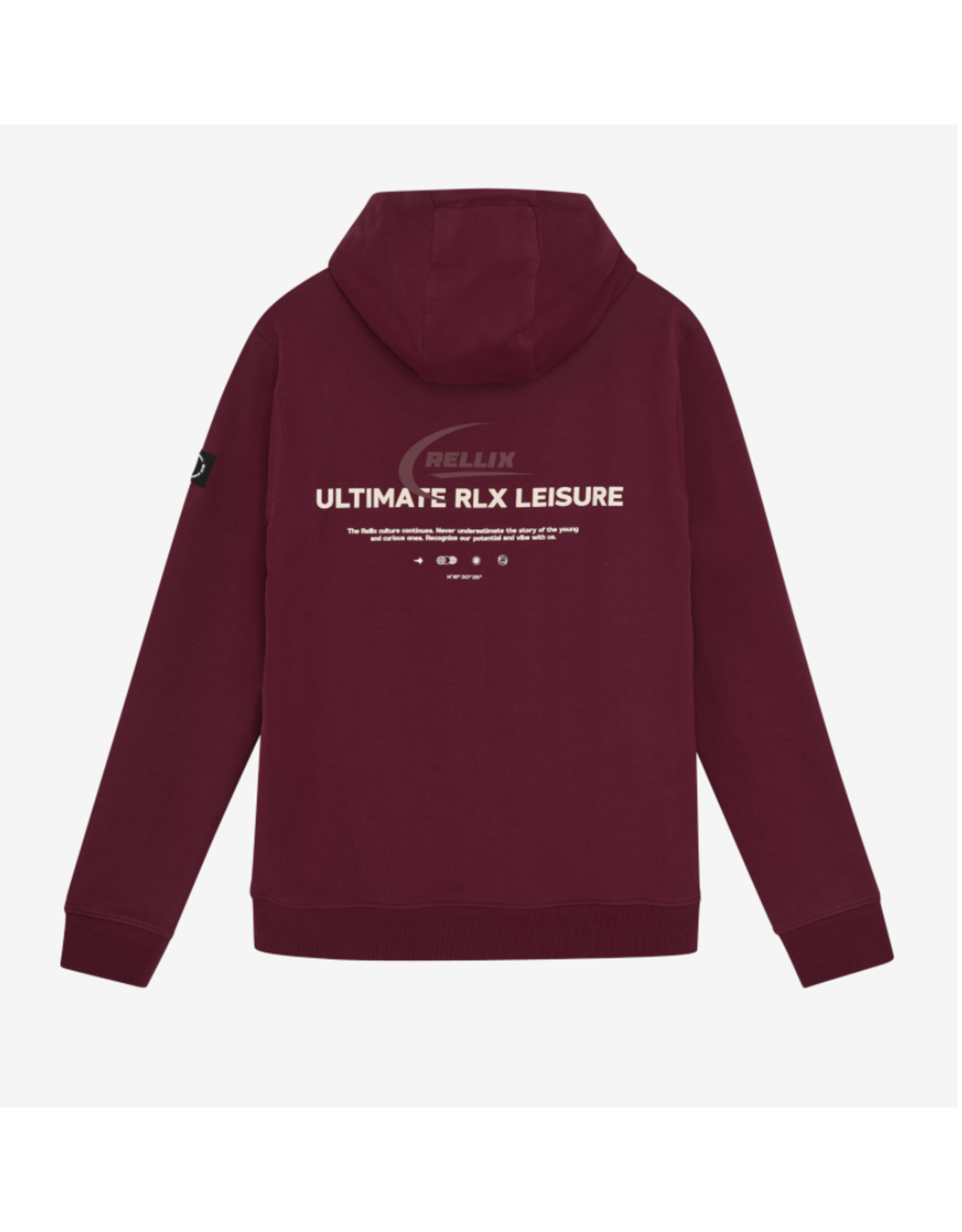 Rellix Hoodie Rellix Chestprint Cordovan