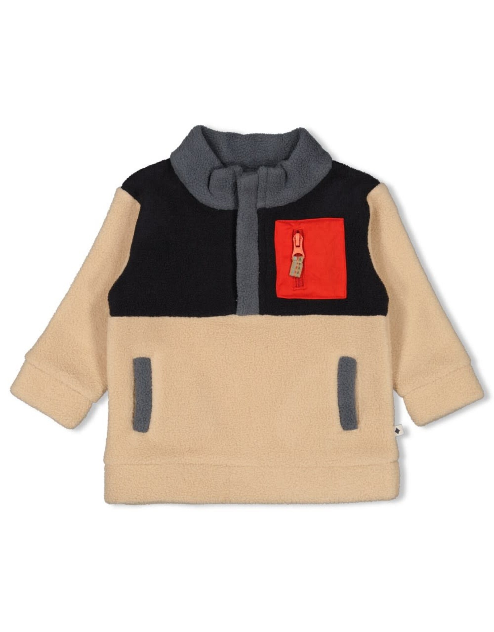 Feetje Feetje Sweater fleece - Couch Club Zwart