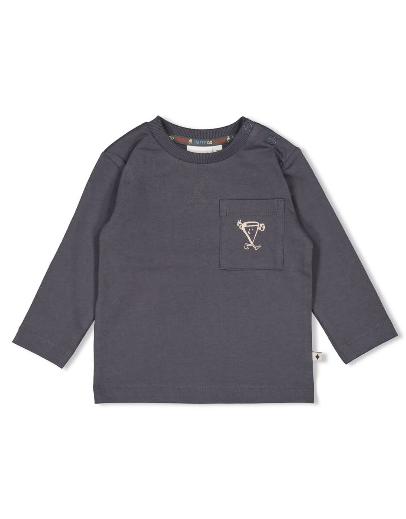 Feetje Feetje Longsleeve - Couch Club Antraciet