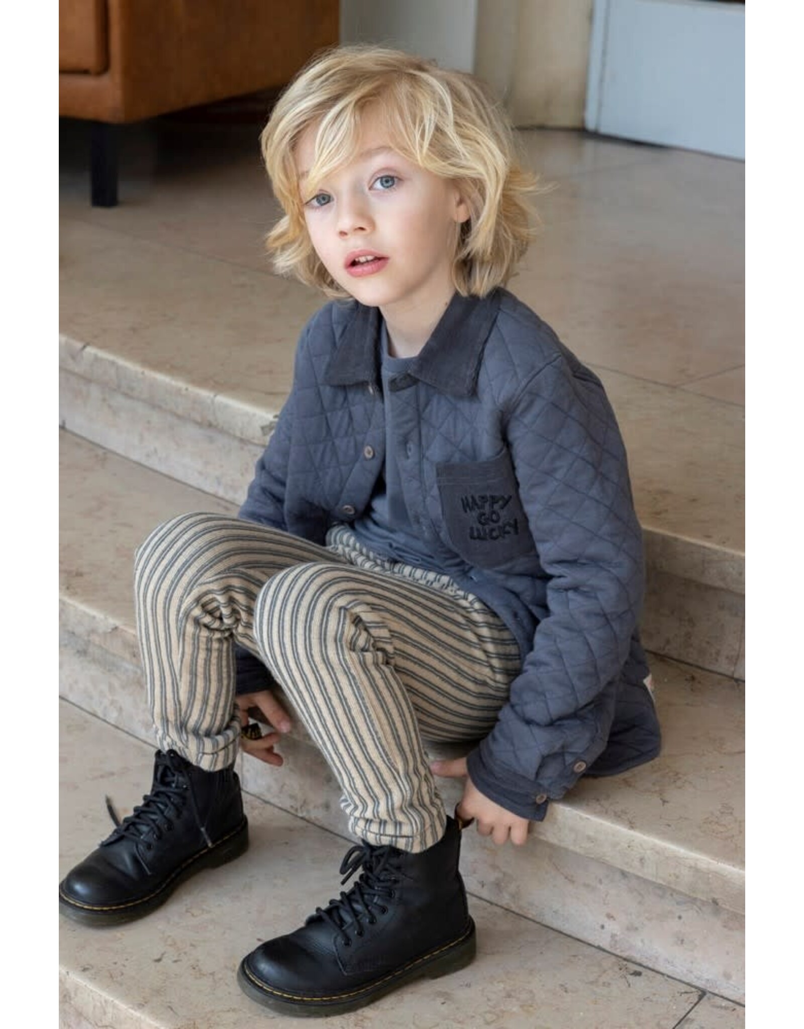 Sturdy Broek streep - Couch Club Zand