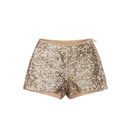 THE NEW TNRupa Sequin Shorts GOLD