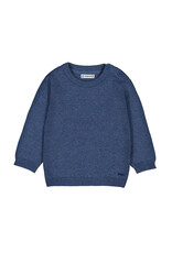 Mayoral Basic crew neck jumper Dark blue  Noos