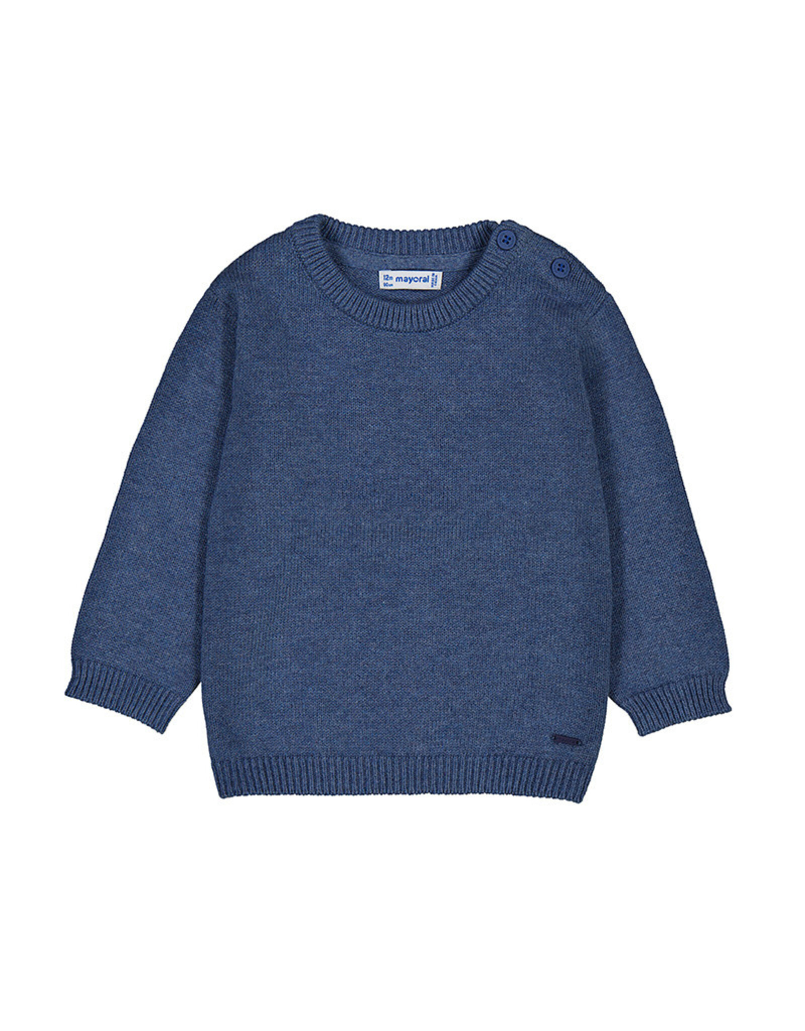 Mayoral Basic crew neck jumper Dark blue  Noos