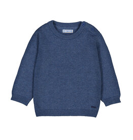 Mayoral Basic crew neck jumper Dark blue  Noos mini