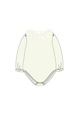 Mayoral Body with embroidered collar Cream   w25