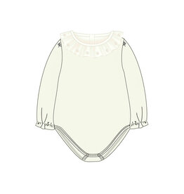 Mayoral Body with embroidered collar Cream   w25