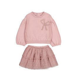 Mayoral Tulle skirt set  Crystal w25
