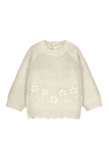 Mayoral Flower textured jersey   Sand  w25