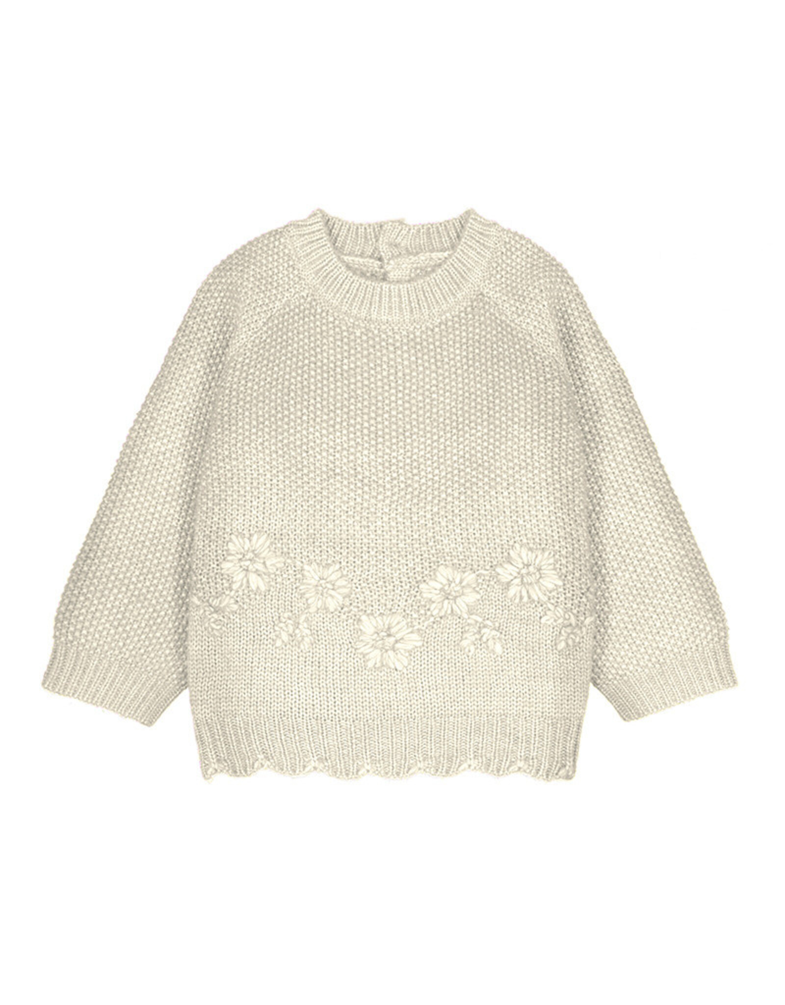 Mayoral Flower textured jersey   Sand  w25