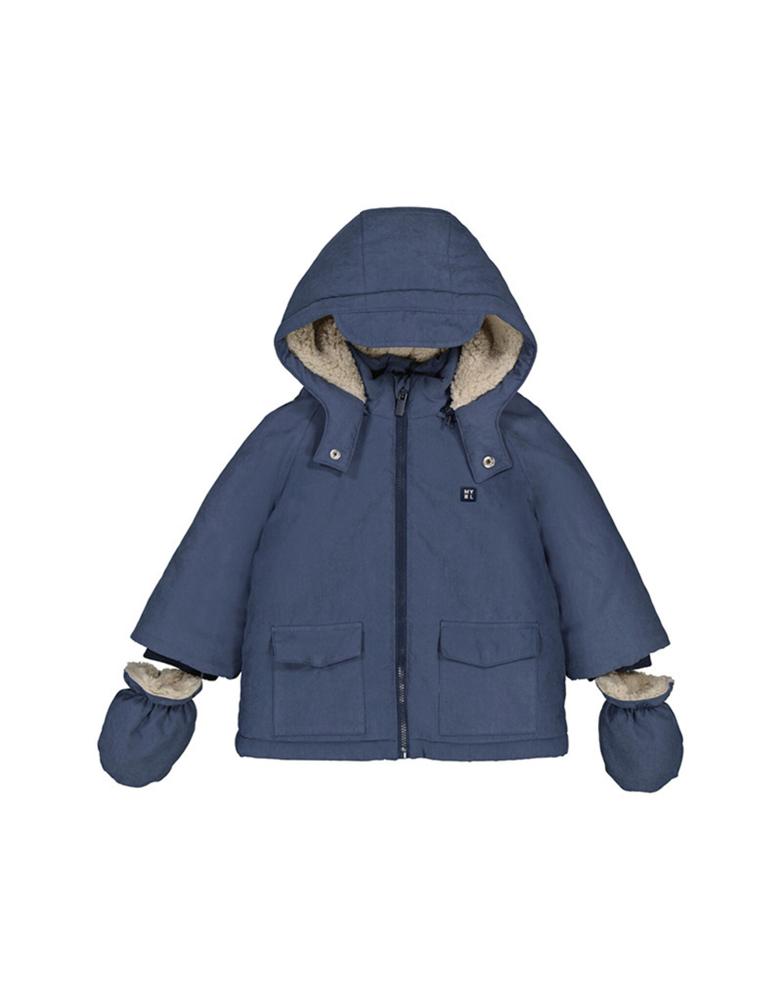 Mayoral Parka coat    Blue Whale w25