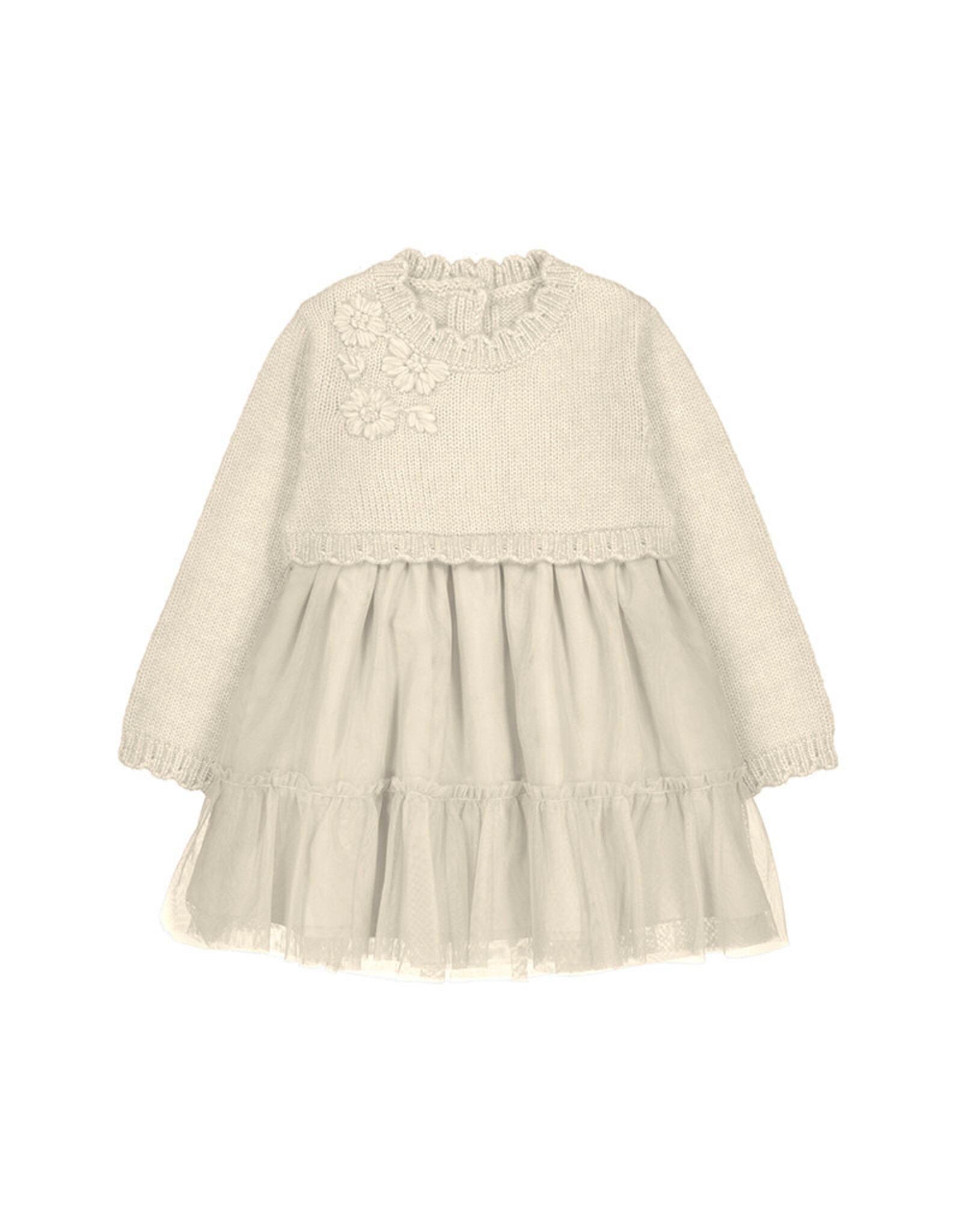 Mayoral Dress  Sand w25