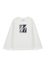 Mayoral L/s t-shirt   Cream w25