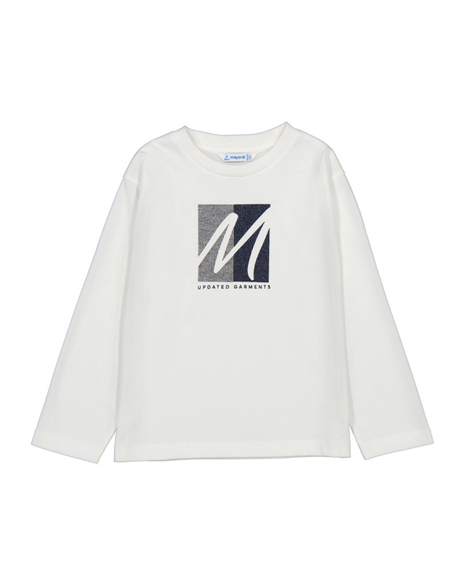 Mayoral L/s t-shirt   Cream w25