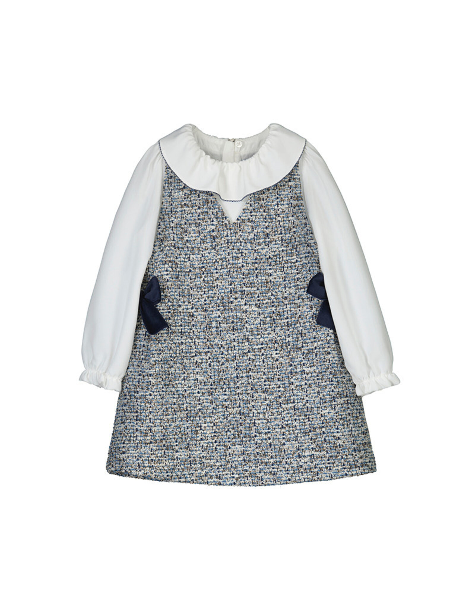 Mayoral Combined pinafore dress  Ocean    w25