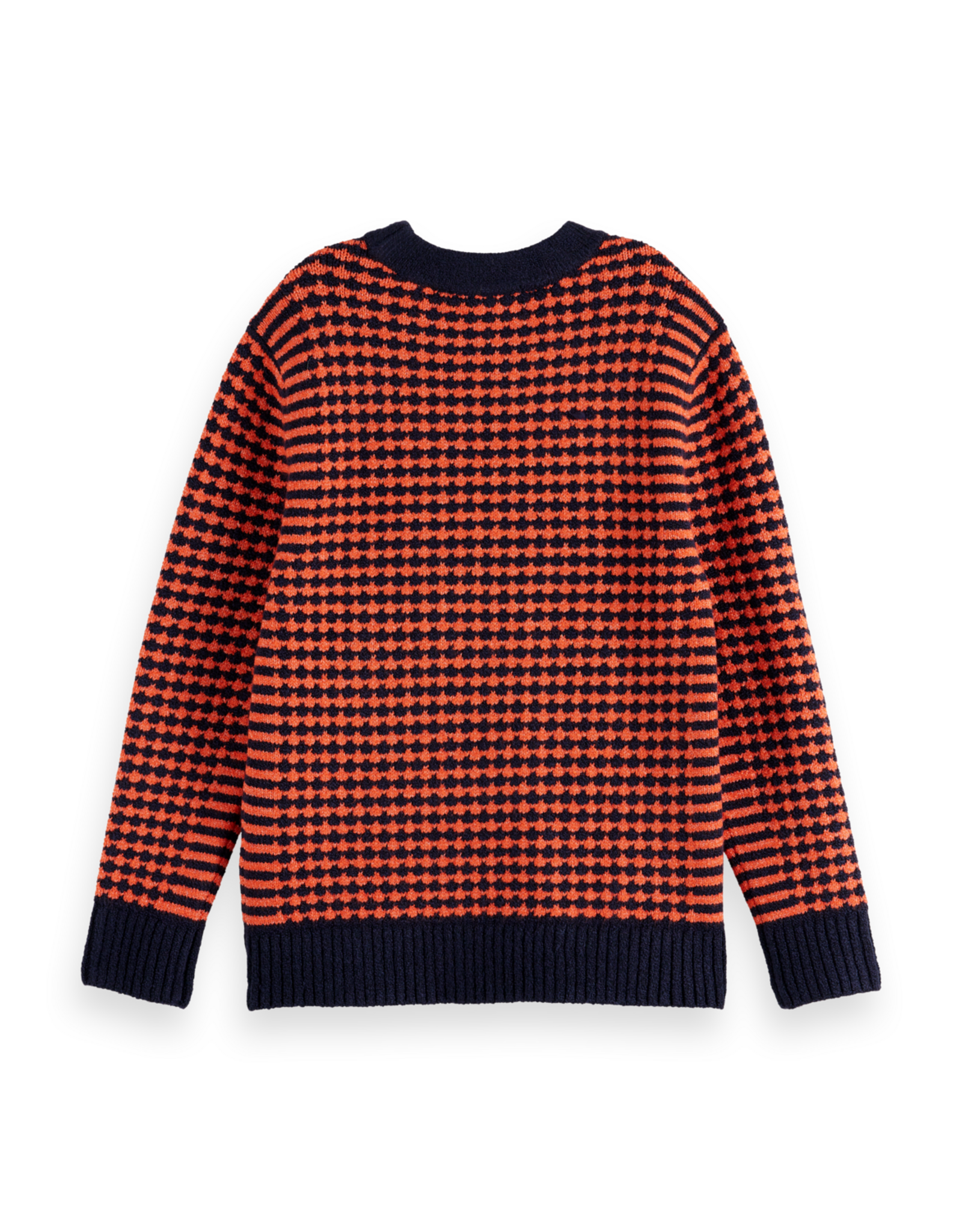 Scotch & Soda Regular-fit chenille pullover NAVY