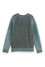 Scotch & Soda Regular-fit contrast raglan-sleeve pullover DARK GREEN