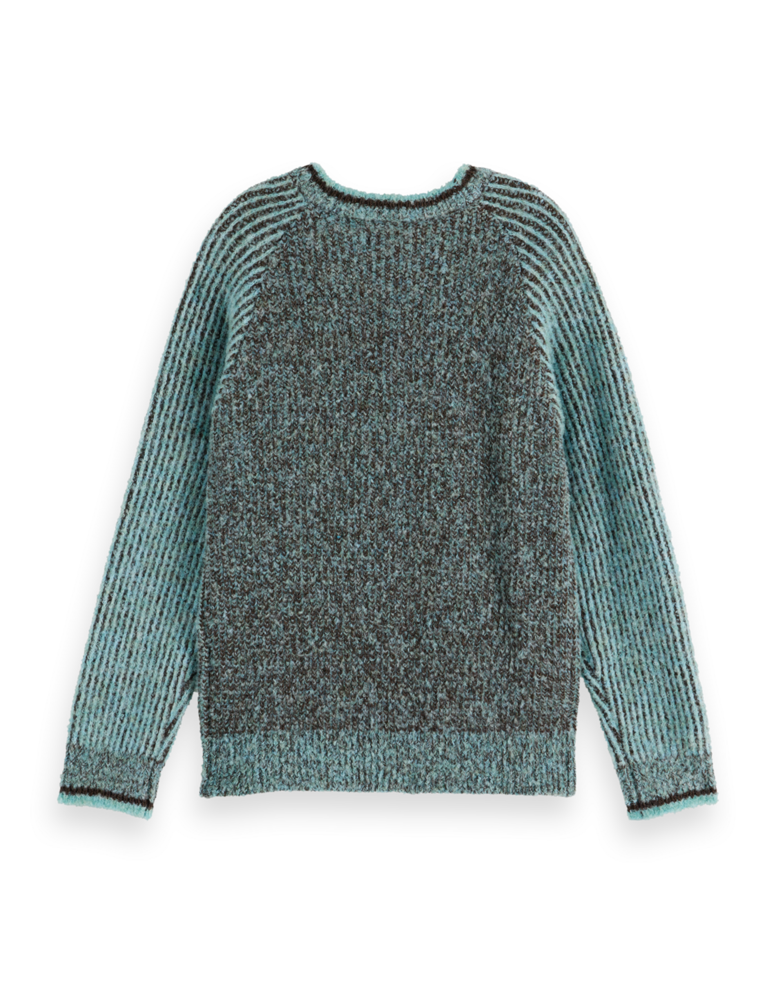 Scotch & Soda Regular-fit contrast raglan-sleeve pullover DARK GREEN