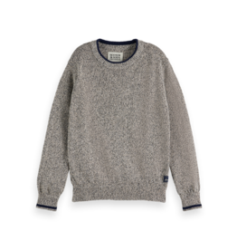 Scotch & Soda Regular-fit melange pullover LIGHT BEIGE