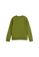Scotch & Soda Regular-fit sweatshirt with front artwork DARK GREEN