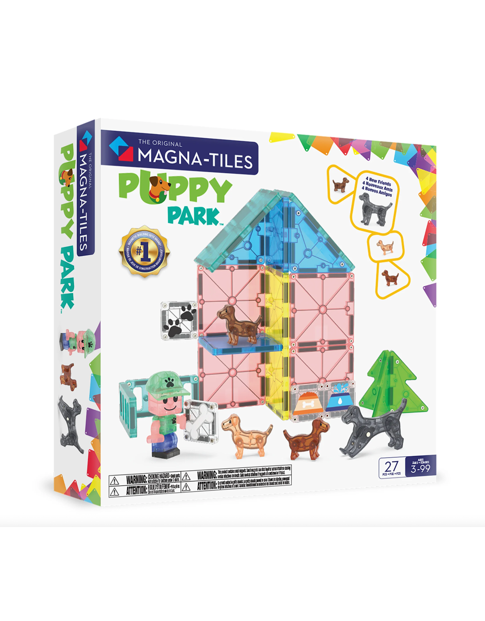Magna-Tiles Magna Tiles Puppy Park 27 stuks