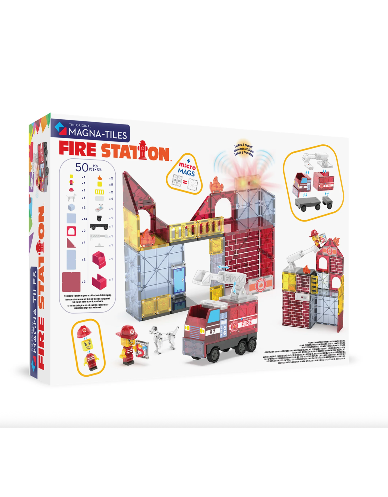 Magna-Tiles Magna Tiles Fire Station 50 stuks