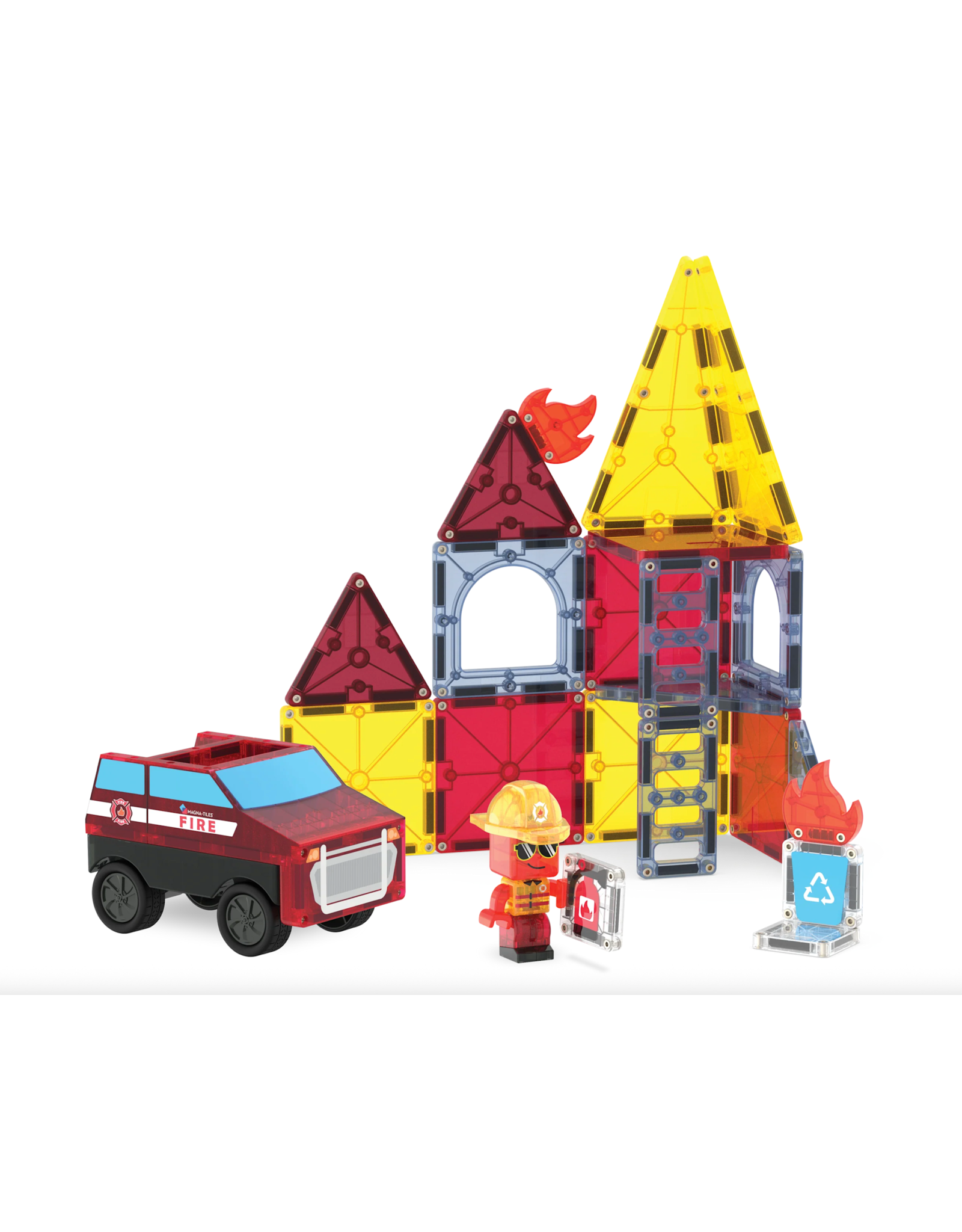 Magna-Tiles Magna Tiles Fire Station 27 stuks