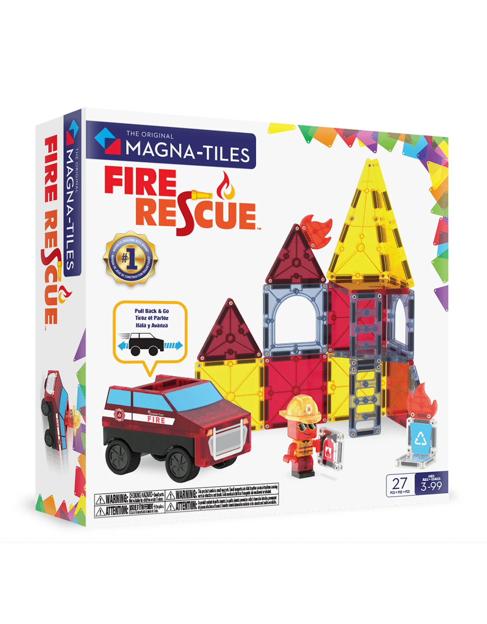 Magna-Tiles Magna Tiles Fire Station 27 stuks