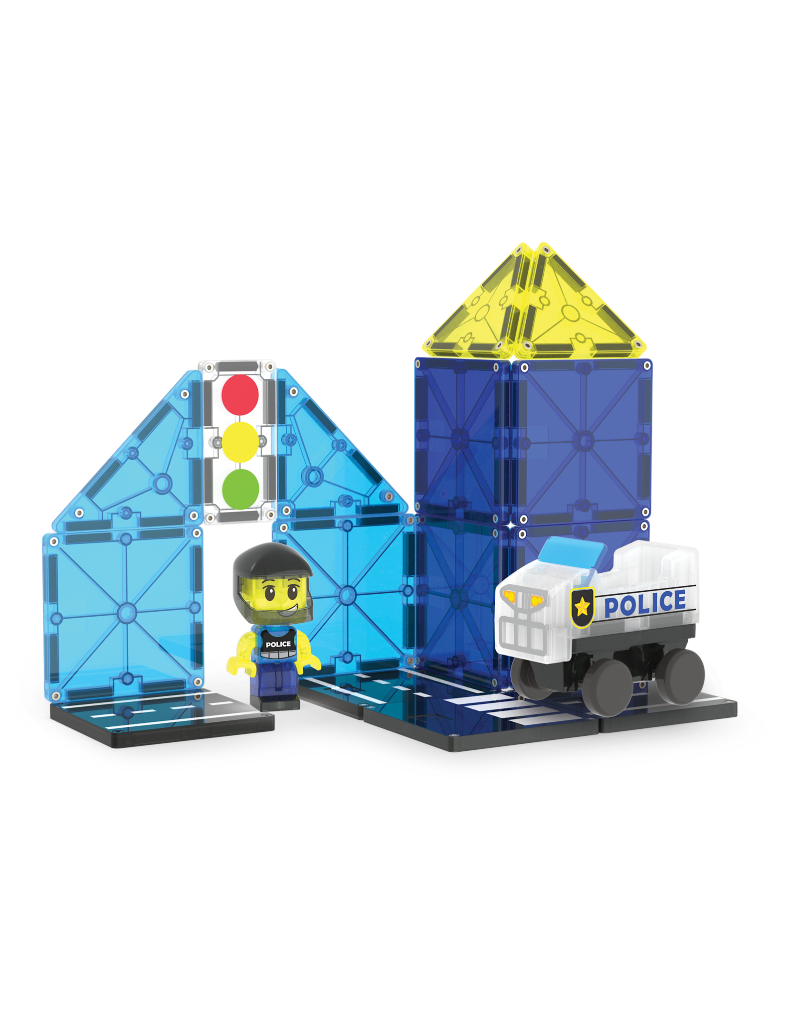 Magna-Tiles Magna Tiles Police Station 20 stuks