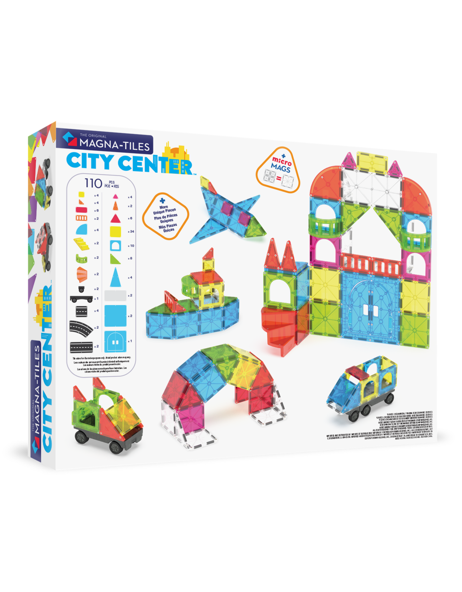 Magna-Tiles Magna Tiles City Center 110  stuks