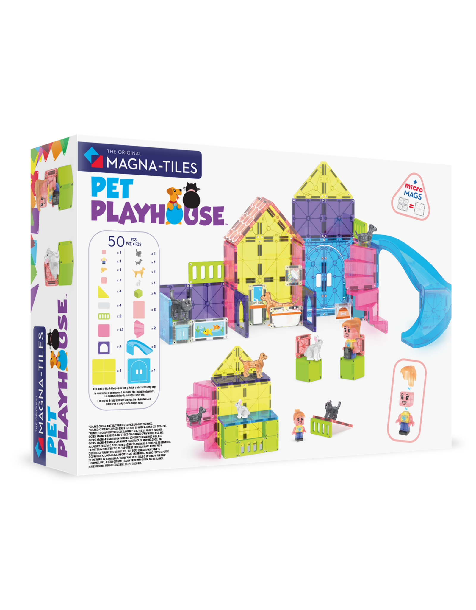 Magna-Tiles Magna Tiles Pet Playhouse 50 stuks