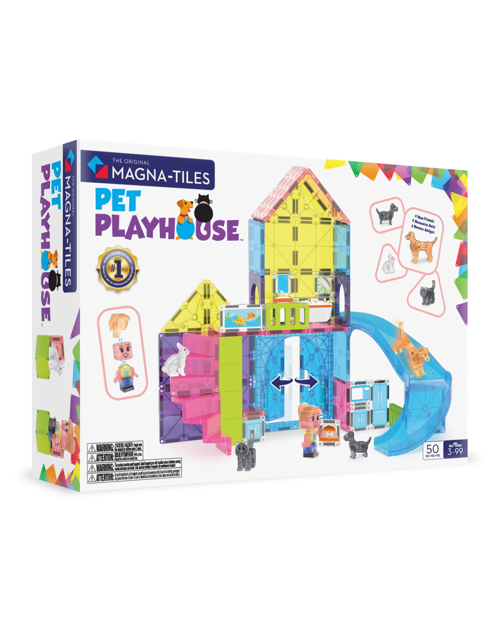 Magna-Tiles Magna Tiles Pet Playhouse 50 stuks